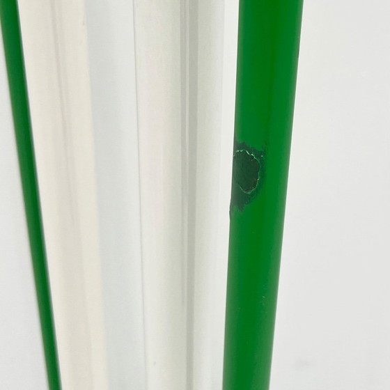 Image 1 of Grüne Doppel-Neonlampe von Gian N. Gigante für Zerbetto, 1980er Jahre
