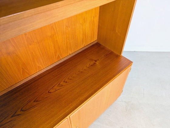 Image 1 of Original Poul Hundevad Midcentury Cabinet Bookcase Teak 1960s