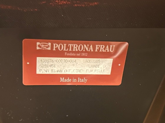 Image 1 of 6 Pieces Vintage Poltrona Frau "Sinan" Design Office Chairs