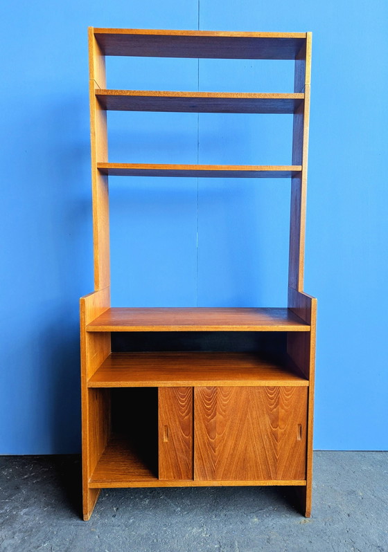 Image 1 of Midcentury KLM wall cabinet - Poul Cadovius -1960s