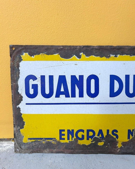 Image 1 of Enamelled plaque “Guano of Peru”