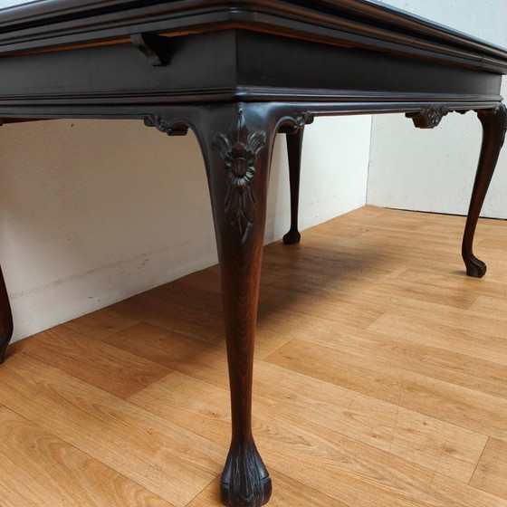 Image 1 of Vintage Chippendale country dining table extendable dining table