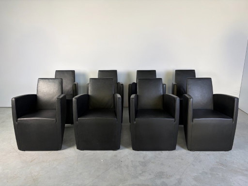 J. Lang Fauteuils van Philippe Starck voor Driade, jaren 80, Set van 8