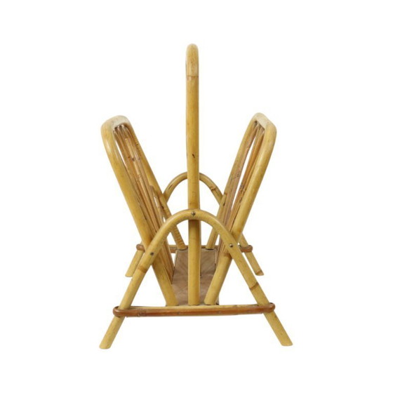 Image 1 of Portariviste in rattan stile boho anni Sessanta