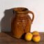 Antique folk glazed pottery jug – Central Europe, circa 1930 – Crockery, Rustic (photo 10 of 28)