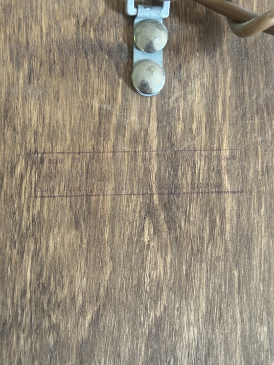 Image 1 of Lo specchio rotondo in legno vintage Knudt