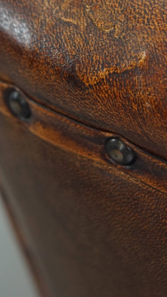 Image 1 of Klassieke schapenleren armchair