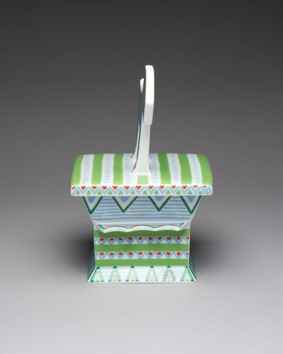 Image 1 of Postmoderne Rosenthal Studio-Line Künstler-Deckelbox Nr. 2 von Laura Fiume, Deutschland