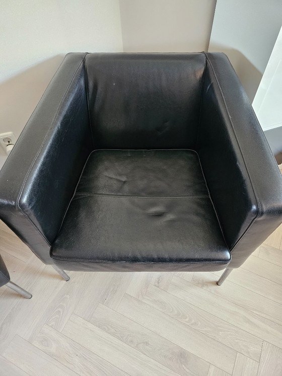 Lot de 2 Fauteuils design IKEA vintage (1999) 501.072.87 – Cuir (photo 5 of 5)