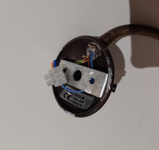 Image 1 of Small Brass Lucezia Gooseneck Vintage Wall Light