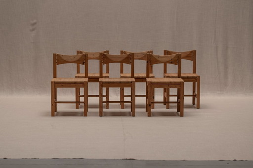 Satz minimalistischer Esszimmerstühle von Ilmari Tapiovaara