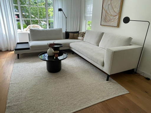 Loungebank gebroken wit