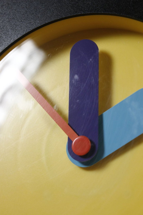 Chenyi Ke & Ikea - Orologio da parete vintage "Pladdra" Design anni '90 Memphis – Plastic (photo 4 of 8)