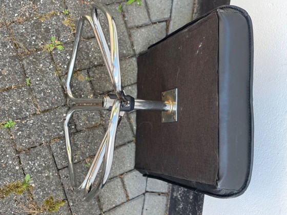 Image 1 of Unico van Denemarken Leren Voetenbank