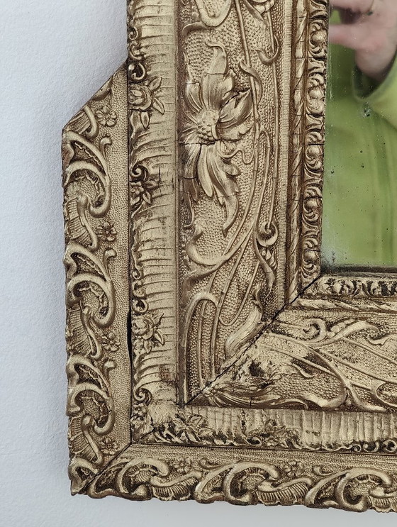 Image 1 of Grande specchio con frontale in stile Napoleone III