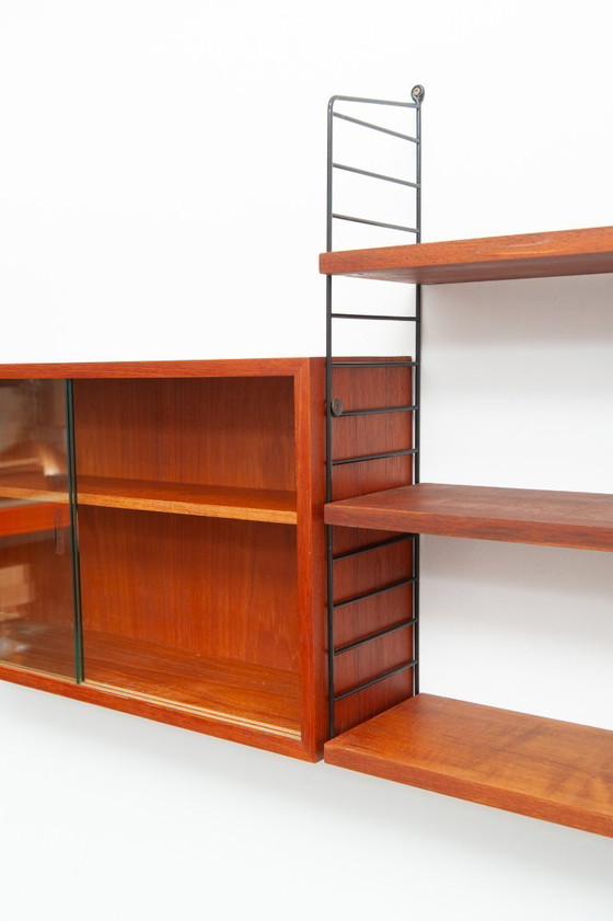 Image 1 of String wall shelf by Kajsa & Nisse Strinning, 1950s