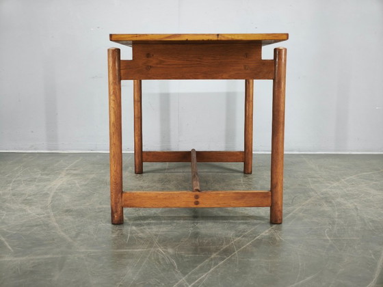 Image 1 of 1960s Czech Coffee Table in Solid Oak by Krásná Jizba