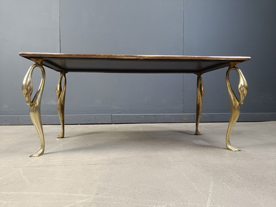 Image 1 of Vintage messing wan salontafel, 1970