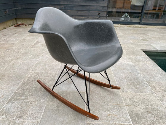 Image 1 of Fauteuil RAR Eames gris elephant grey zénith plastics herman miller