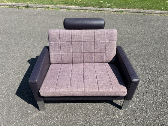Vintage Loveseat Leolux Jaren 90/2000 – Leather, Metal (photo 7 of 15)