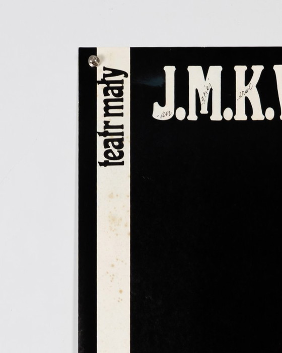 J.M.K. Wscieklica – 1985 – Manifesto teatrale originale d'epoca di Roman Cieslewicz – Scuola di manifesti (photo 6 of 8)