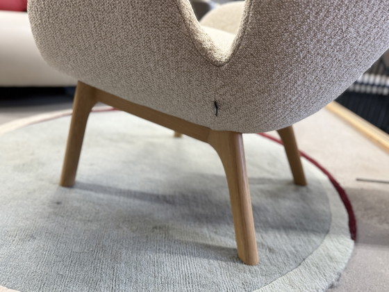 Image 1 of 2 poltrone Rolf Benz 594, sedia in tessuto Serra Design