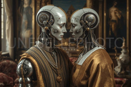 Image 1 of Foto auf Plexiglas gedruckt / Barockkunst neu interpretiert / Limitierte Auflage