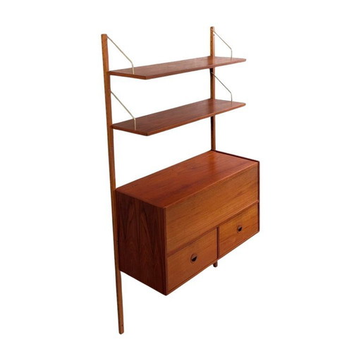 Original Midcentury Poul Cadovius wall shelf Royal Cado 1960 Teak3
