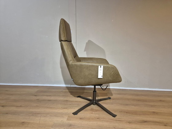 Image 1 of Modello da esposizione Montel Rolf Recliner regolabile - Olive - Pelle
