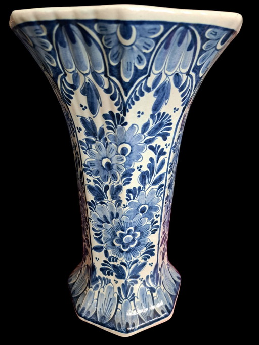 Delphic blue vase