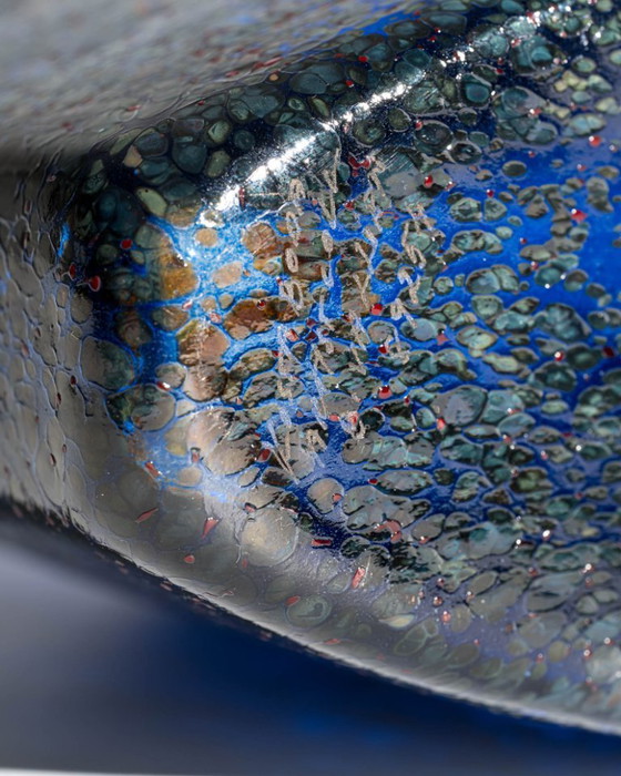 Image 1 of Art Glass Satellite Vase by Bertil Vallien for Kosta Boda, 1992