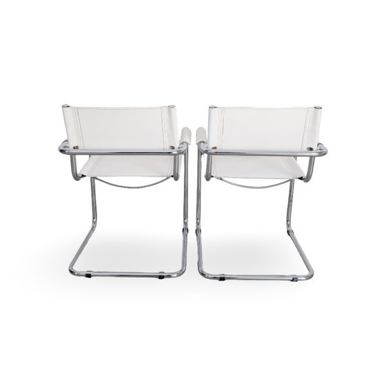 Image 1 of Set di 2 sedie a sbalzo in stile Bauhaus, simili a quelle di Mart Stam e Marcel Breuer.