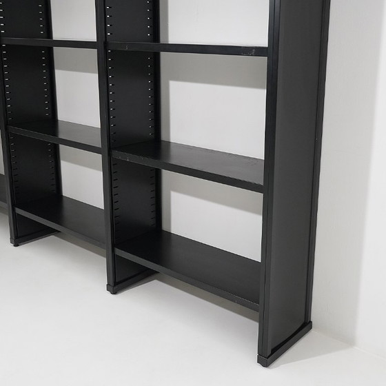 Image 1 of Black metal bookcase, 1970s