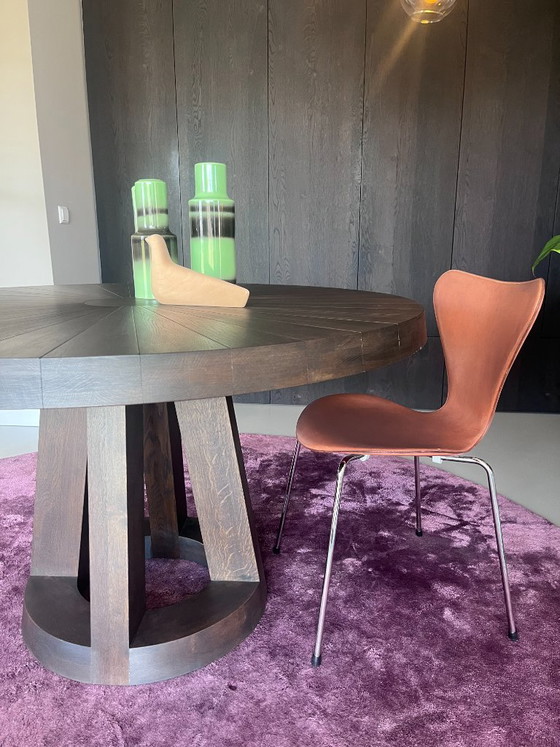 Remy Meijers Odesi Solid 130cm massief eikenhouten design tafel – Eettafels, Wood (photo 14 of 20)