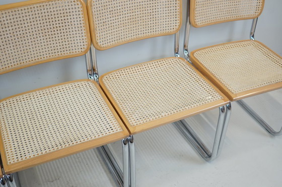 Image 1 of Set di 6 sedie Cesca B32 – Design Bauhaus ispirato a Marcel Breuer