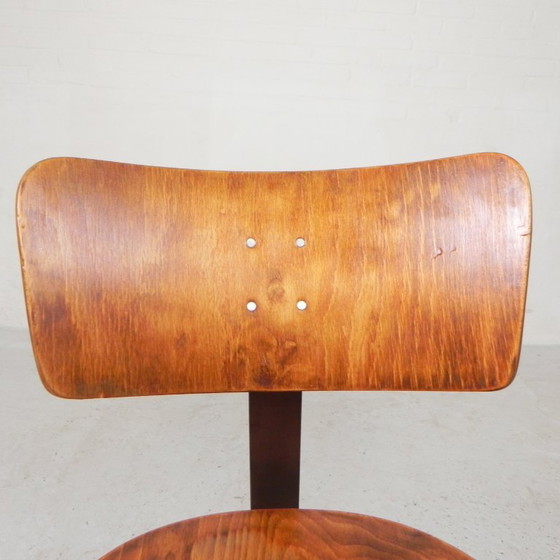 Sedia da ufficio Bauhaus, sedia da studio KRENZER, anni '30 – Sedie girevoli, Ghisa, Legno (photo 20 of 28)