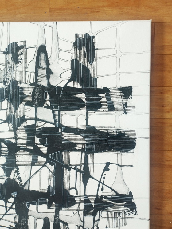 Antadze Abstract Composition XXL – Paintings & Drawings, Canvas (photo 8 of 15)