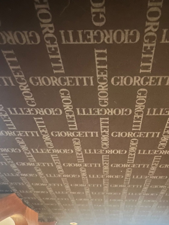 Image 1 of 2x Giorgetti leren leunstoelen