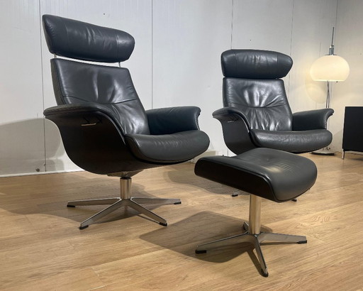 SET 2x Conform Time Out Fauteuil + 1x Voetenbank ZGAN