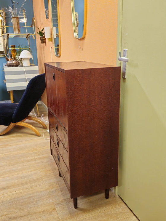 Image 1 of Cassettiera vintage, mobile bar, mobile bar con specchio