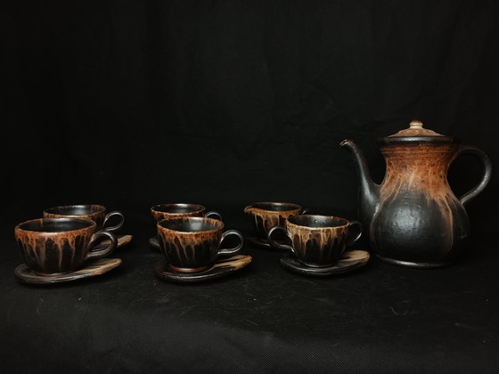 Image 1 of Service à Thé du Céramiste Belge Marcellus Aubry