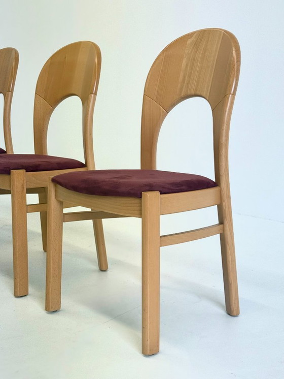 Image 1 of Set van 4 Morten eetkamerstoelen van Niels Koefoed