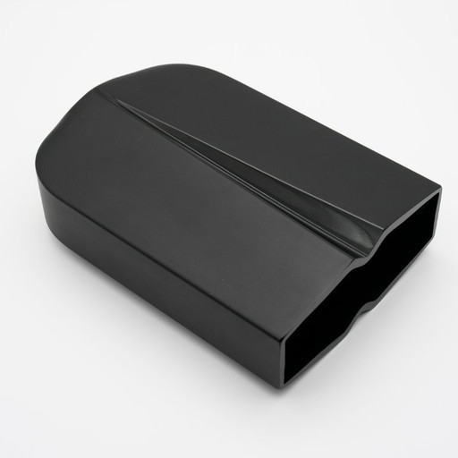 Peill & Putzler Satin Black Glass Vase – Sculptural Postmodern Design, Germany, 1970s–1980s