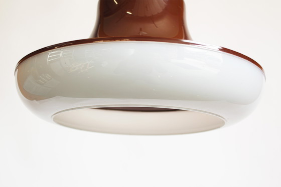 Image 1 of Spage Age Lampe suspendue vintage Pop art par Massive, Belgique 1970's