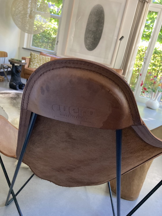 Mariposa Chair Cuera Pampa, Fauteuil Papillon – Puur design&interieur, Leather (photo 2 of 5)