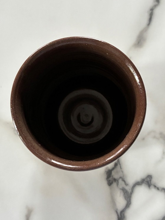 Piccolo vaso a tazza in terracotta Germania – Höhrer Becher Allemagne, Oggetti decorativi, Ceramica (photo 5 of 5)