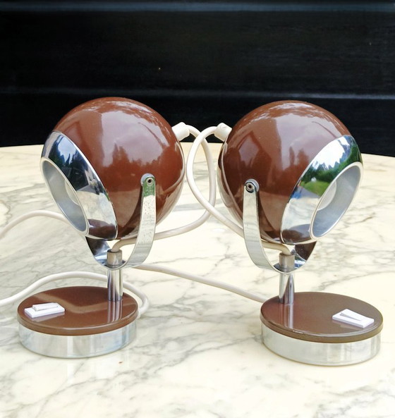 Image 1 of 2x Eye ball spots Space Age by Aluminor