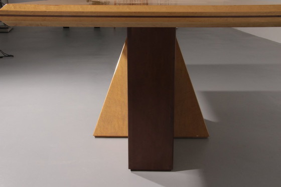 Image 1 of Mesa de comedor italiana de madera Saporiti, 1960