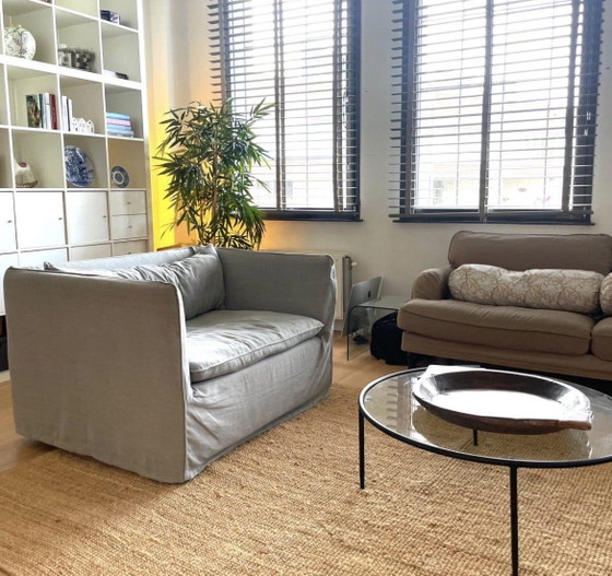 Divanetto Modalo in stile boho con rivestimento in lino sfoderabile. – modalto, Loveseat, Canvas, Cotton (photo 6 of 6)