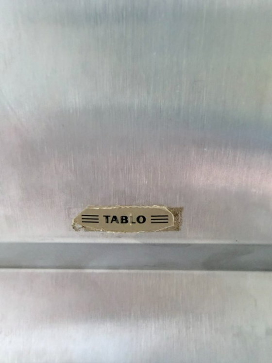 Bol design vintage Tablo en acier inoxydable 34 x 34 cm – rvs (photo 13 of 13)